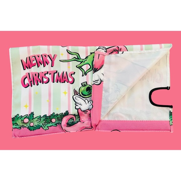 NEW‎ Grinch Merry Christmas Magnetic Water Resistant Mailbox Cover 21x18" - Picture 3 of 5